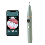 Removedor de Tártaro e Cálculo, Escalador Ultrassónico para Limpeza Oral, Escalador Elétrico Visual, Branco, Verde, Champanhe