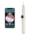 Removedor de Tártaro e Cálculo, Escalador Ultrassónico para Limpeza Oral, Escalador Elétrico Visual, Branco, Verde, Champanhe