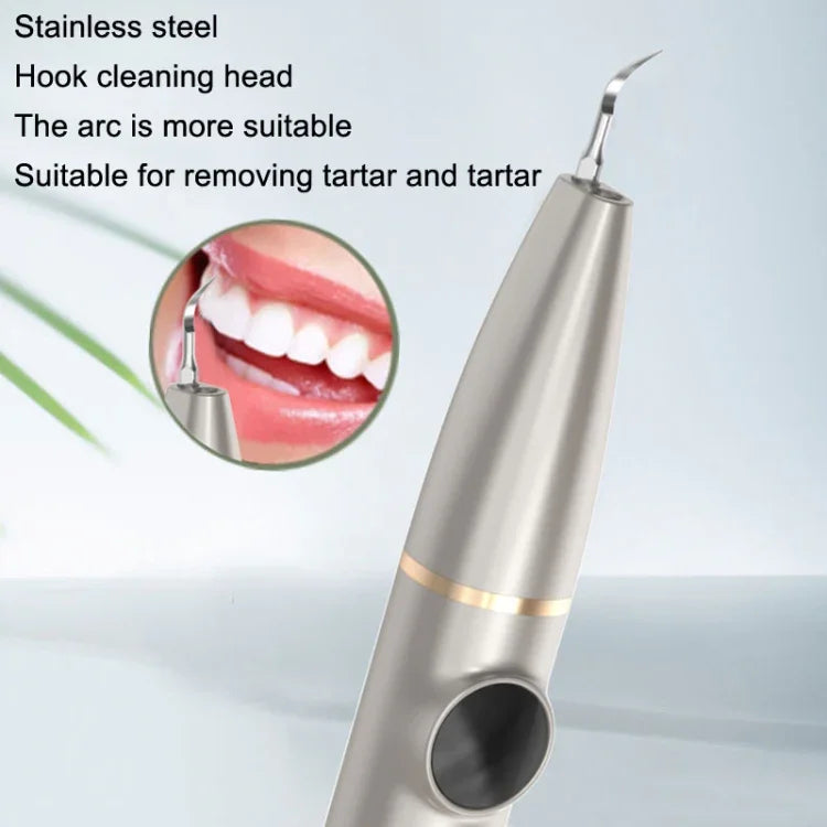 Removedor de Tártaro e Cálculo, Escalador Ultrassónico para Limpeza Oral, Escalador Elétrico Visual, Branco, Verde, Champanhe