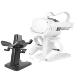 Suporte para Headset VR e Suporte para Comando para Meta Quest 2, Para Oculus Quest 2 Branco