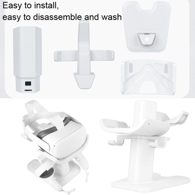 Suporte para Headset VR e Suporte para Comando para Meta Quest 2, Para Oculus Quest 2 Branco