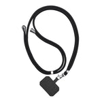 2 Unidades de Cordão Ajustável Destacável para Telemóvel com Cartão, Preto, Vermelho, Amarelo, Azul Céu, Vinho, Cinzento Claro, Cinzento Escuro, Azul Escuro, Branco