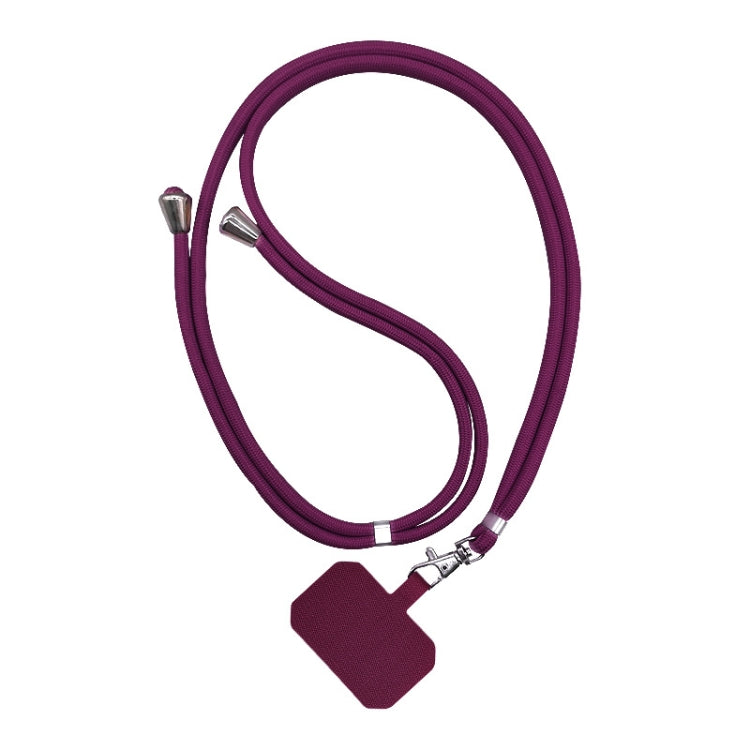 2 Unidades de Cordão Ajustável Destacável para Telemóvel com Cartão, Preto, Vermelho, Amarelo, Azul Céu, Vinho, Cinzento Claro, Cinzento Escuro, Azul Escuro, Branco