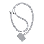 2 Unidades de Cordão Ajustável Destacável para Telemóvel com Cartão, Preto, Vermelho, Amarelo, Azul Céu, Vinho, Cinzento Claro, Cinzento Escuro, Azul Escuro, Branco