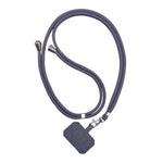 2 Unidades de Cordão Ajustável Destacável para Telemóvel com Cartão, Preto, Vermelho, Amarelo, Azul Céu, Vinho, Cinzento Claro, Cinzento Escuro, Azul Escuro, Branco