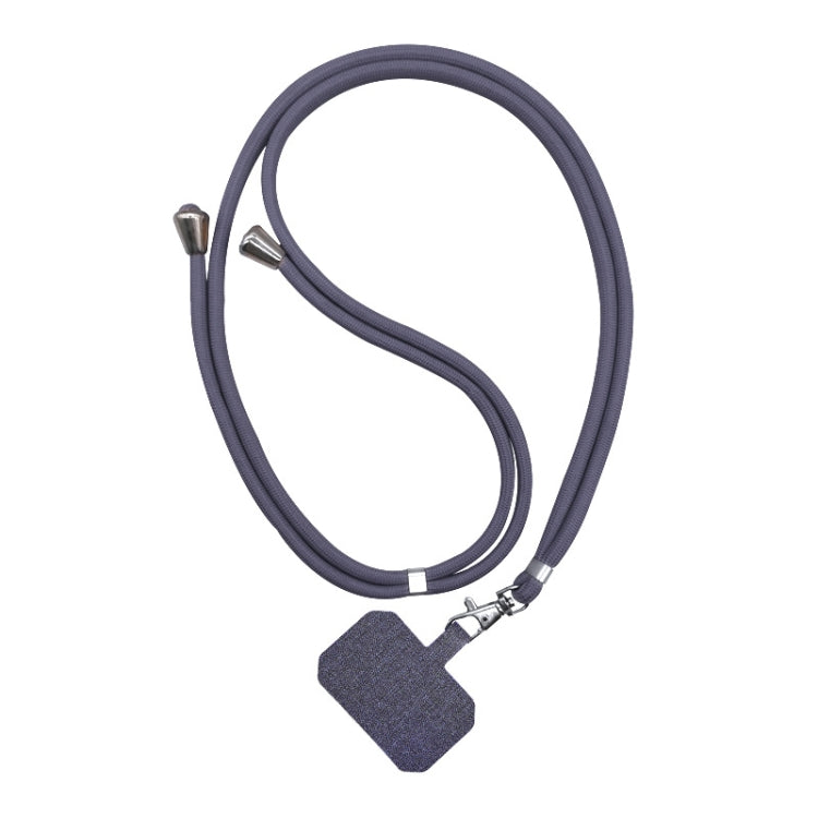2 Unidades de Cordão Ajustável Destacável para Telemóvel com Cartão, Preto, Vermelho, Amarelo, Azul Céu, Vinho, Cinzento Claro, Cinzento Escuro, Azul Escuro, Branco