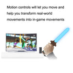 Conjunto Desportivo 7 em 1 DOBE TNS-2123 com Sabre de Luz, Correia para Perna, Raquete de Ténis e Correia para Pulso para Nintendo Switch, DOBE 7 em 1