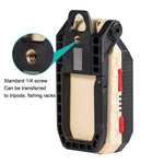 Luz de Trabalho COB com Gancho, Carregamento USB Lanterna de Emergência para Manutenção, Estilo:, W598A 8 Furos, W598B Pequena, W599A 10 Furos, W599B Grande
