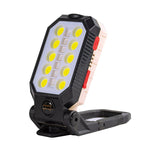 Luz de Trabalho COB com Gancho, Carregamento USB Lanterna de Emergência para Manutenção, Estilo:, W598A 8 Furos, W598B Pequena, W599A 10 Furos, W599B Grande