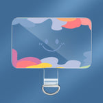 Peça de Ligação TPU Universal para Cordão de Telemóvel com Almofada, Sorriso, Rosto Sorridente Colorido, Feliz, Arco-íris, Veado, Tigre Adorável