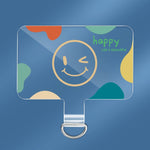 Peça de Ligação TPU Universal para Cordão de Telemóvel com Almofada, Sorriso, Rosto Sorridente Colorido, Feliz, Arco-íris, Veado, Tigre Adorável