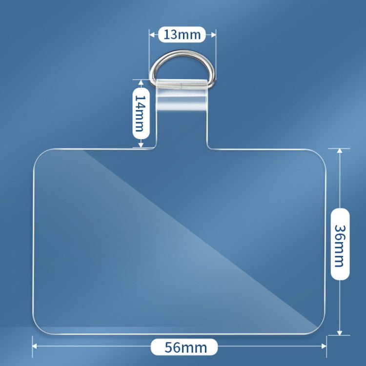 Peça de Ligação TPU Universal para Cordão de Telemóvel com Almofada, Sorriso, Rosto Sorridente Colorido, Feliz, Arco-íris, Veado, Tigre Adorável