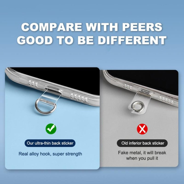 Peça de Ligação TPU Universal para Cordão de Telemóvel com Almofada, Sorriso, Rosto Sorridente Colorido, Feliz, Arco-íris, Veado, Tigre Adorável