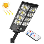 E-SMARTER Luz LED Forte de Dupla Fileira para Estrada Luz Solar Sensor para Jardim, Estilo:, W789A-4, W789B-4