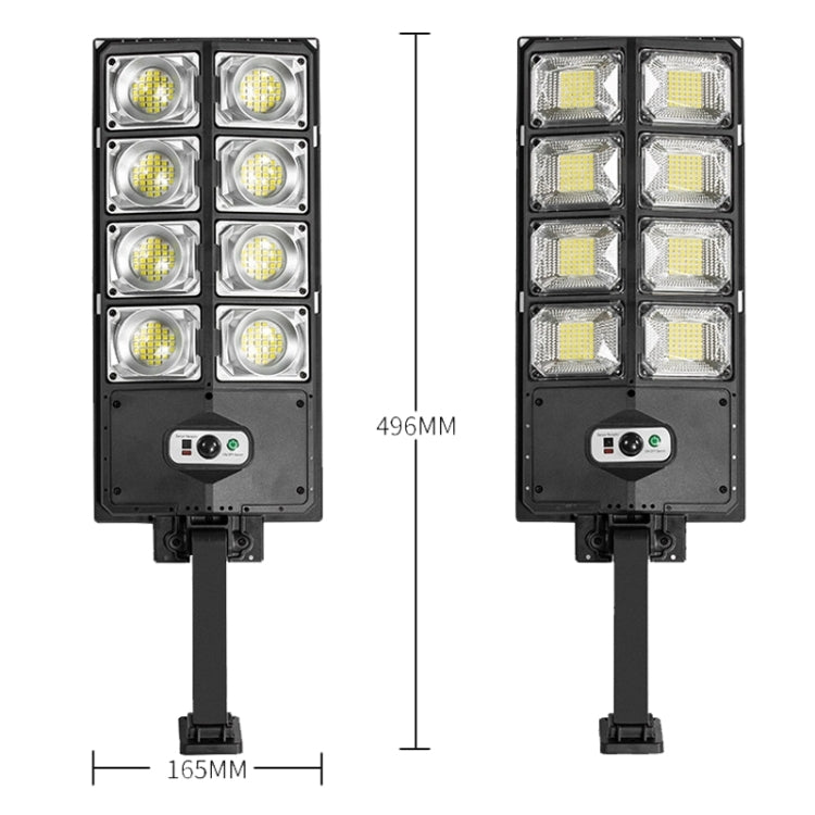 E-SMARTER Luz LED Forte de Dupla Fileira para Estrada Luz Solar Sensor para Jardim, Estilo:, W789A-4, W789B-4