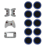 10 Tampas de Botão Luminosas de Silicone para Comando para PS5/PS4/PS3/ONE/360/PRO/série X/S