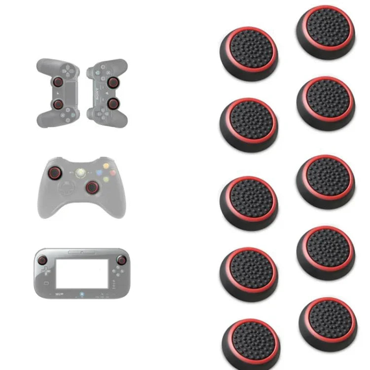 10 Tampas de Botão Luminosas de Silicone para Comando para PS5/PS4/PS3/ONE/360/PRO/série X/S