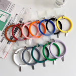 3 PCS Pulseira de Silicone para Telemóvel com Porta-chaves Anti-queda com Patch, Rosa, Roxo, Azul, Amarelo Limão, Laranja, Vermelho, Preto, Branco, Verde Menta