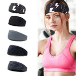 Bandana Desportiva Antisudor para Fitness, Preto Relâmpago, Preto Clássico, Cinzento Temperamento, Cinzento Escuro, Cinzento às Riscas