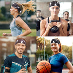 Bandana Desportiva Antisudor para Fitness, Preto Relâmpago, Preto Clássico, Cinzento Temperamento, Cinzento Escuro, Cinzento às Riscas