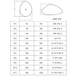 Prótese Mamária Falsa de Silicone em Forma de Gota para Reabilitação Pós-operatória, CT1 90g, CT2 120g, CT3 150g, CT4 200g, CT5 250g, CT6 300g, CT7 350g, CT8 400g, CT9 450g, CT10 500g, CT11 600g, CT12 700g, CT13 800g, CT14 900g