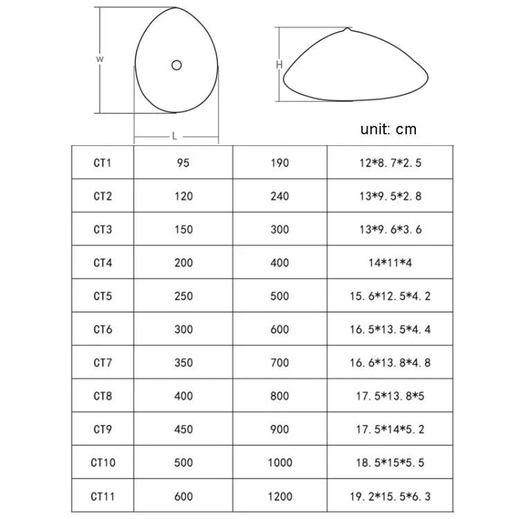 Prótese Mamária Falsa de Silicone em Forma de Gota para Reabilitação Pós-operatória, CT1 90g, CT2 120g, CT3 150g, CT4 200g, CT5 250g, CT6 300g, CT7 350g, CT8 400g, CT9 450g, CT10 500g, CT11 600g, CT12 700g, CT13 800g, CT14 900g