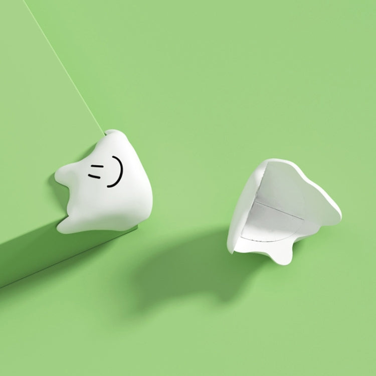 Capa protetora de silicone anti-colisão para canto de mesa de bebé, Verde, Branco, Damasco, Café, Laranja