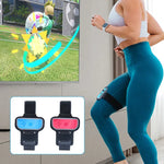 2 Peças JYS JYS-NS242 para Nintendo Switch Joy-con Pequenas Alças de Punho com Correias Desportivas, JYS-NS242(Preto), JYS-NS242(Vermelho Azul)