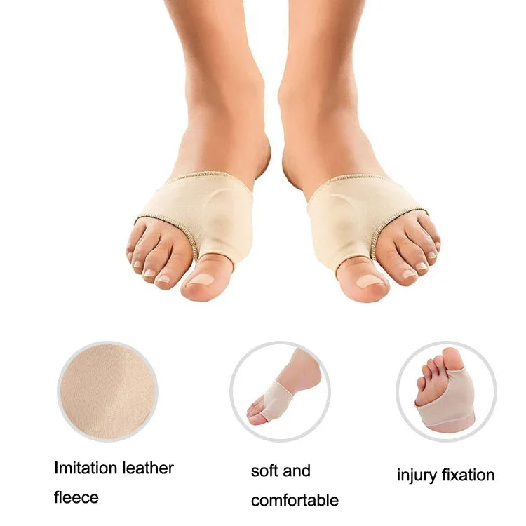 1 Par de Correctores de Joanete para Dedo Grande do Pé, Usável com Sapatos, Divisor Confortável, S, L