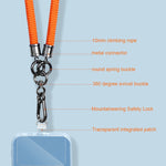 Cordão de Montanhismo para Telemóvel que Pode Ser Usado ao Pescoço ou Transversal, Preto, Laranja, Azul Céu, Vermelho, Azul Pedra, Violeta, Laranja Tijolo