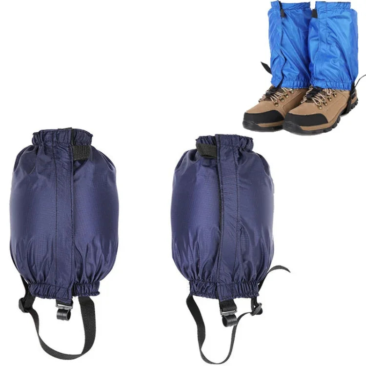 04 Capa Curta para Pernas de Montanhismo Anti-Neve para Exterior, Capas para Pernas Anti-Neve (Preto), Capas para Pernas Anti-Neve (Vermelho), Capas para Pernas Anti-Neve (Azul Marinho), Capas para Pernas (Azul)