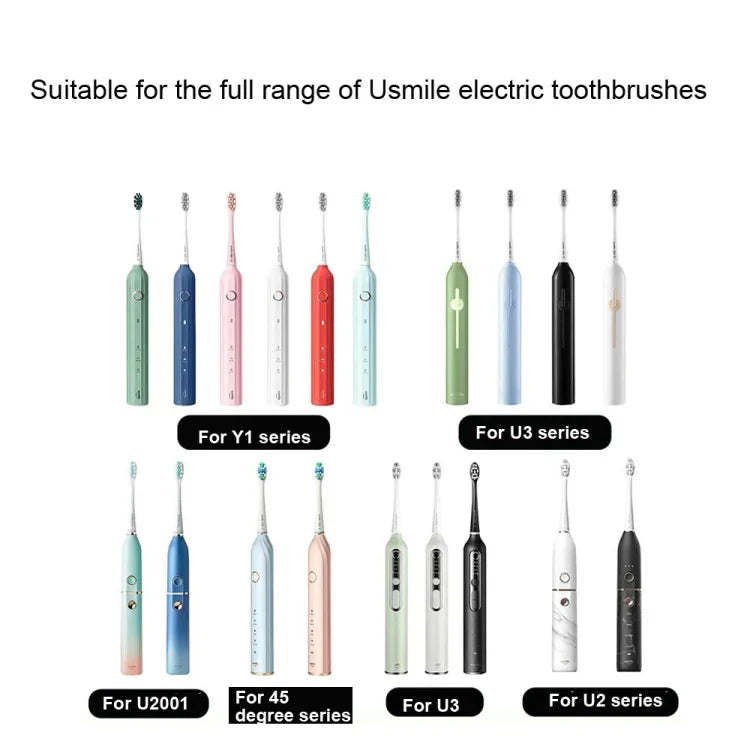 Cabeças de Escova de Dentes de Substituição para Usmile Y1/U1/U2/U3/Y4/P1, Estilo: PRO+