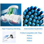 Cabeça de Escova de Dentes para Philips Séries HX3/HX6/HX9, Cuidado das Gengivas Preto, Cuidado das Gengivas Rosa, Duplo Efeito Preto, Cuidado Interdental Verde, Cuidado Interdental Rosa, Brilho Diamante Preto, Brilho Diamante Rosa