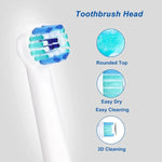 2 Peças de Cabeças de Substituição para Escova de Dentes Elétrica Oral-B, Limpeza Diária, Limpeza de Precisão, Limpeza Multiângulo, Branqueamento Profissional, Limpeza Dental Flouse
