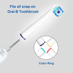 2 Peças de Cabeças de Substituição para Escova de Dentes Elétrica Oral-B, Limpeza Diária, Limpeza de Precisão, Limpeza Multiângulo, Branqueamento Profissional, Limpeza Dental Flouse