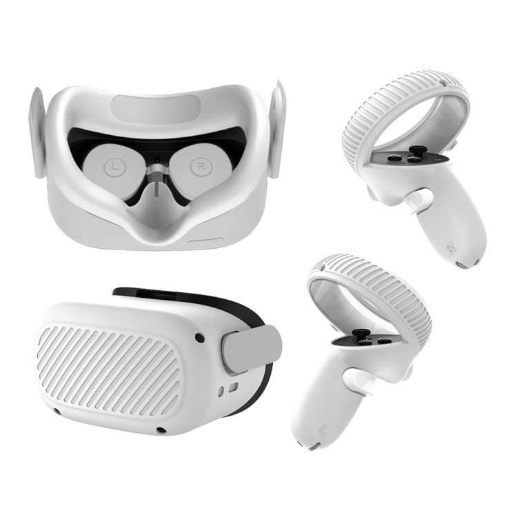 Estojo Protetor com Pega para Lentes de Óculos VR para Oculus Quest 2, Branco, Vermelho, Verde