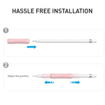 Conjunto de Capa de Silicone para Pegada de Stylus CY113 para Pencil 1/2