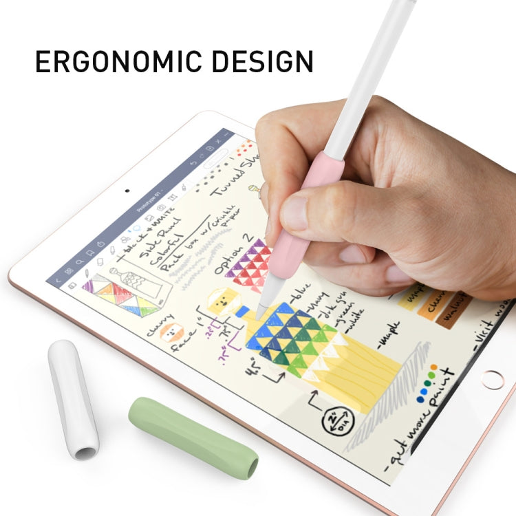 Conjunto de Capa de Silicone para Pegada de Stylus CY113 para Pencil 1/2