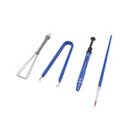 Kit 4 em 1 para Extrator de Teclas de Teclado Mecânico, Teste de Interruptores, Eixo e Limpeza de Fios