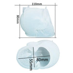 Molde de Silicone para Vela em Forma de Caveira Epóxi D804, D804