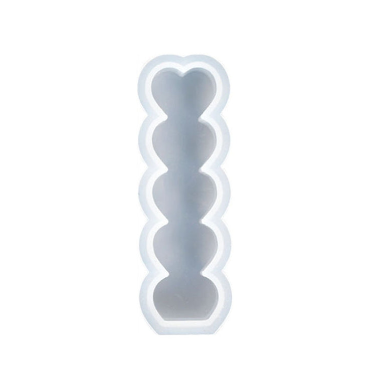 Molde de silicone para vela em forma de coração D2111-1, D2111-1