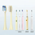 2 Unidades Cabeça de Escova de Dentes Elétrica para Ulike UB602 UB603 UB601, Estilo:, Branco Brilhante Verde, Branco Brilhante Tipo Branco, Branco Suave Sensível, Limpeza Básica Branco, Limpeza Básica Rosa