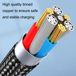 Cabo de Dados de Carregamento Rápido Magnético Rotativo CC57, Estilo:, 1m + Type-C / USB-C + Vermelho, 1m + Type-C / USB-C + Preto, 2m + Type-C / USB-C + Vermelho, 2m + Type-C / USB-C + Preto