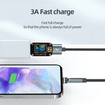Cabo de Dados de Carregamento Rápido Magnético Rotativo CC57, Estilo:, 1m + Type-C / USB-C + Vermelho, 1m + Type-C / USB-C + Preto, 2m + Type-C / USB-C + Vermelho, 2m + Type-C / USB-C + Preto