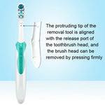 Conjunto de 4 Unidades de Cabeças de Escova de Dentes Elétricas Substitutas Multidirecionais para Oral B 3733 4732 4734