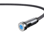 CC56 Tampa Anti-Pó Rotativa com Fio Magnético, Comprimento do Cabo: 1m, Estilo:, Cabeça Android 1m, Cabeça Tipo-C / USB-C 1m, Cabeça 8Pin 1m, Cabo 1m + Três Cabeças, Cabo 1m, Micro USB 1m, Tipo-C / USB-C 1m, 1m + 8Pin + Tipo-C/USB-C + Micro USB
