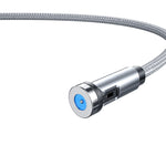 CC56 Tampa Anti-Pó Rotativa com Fio Magnético, Comprimento do Cabo: 1m, Estilo:, Cabeça Android 1m, Cabeça Tipo-C / USB-C 1m, Cabeça 8Pin 1m, Cabo 1m + Três Cabeças, Cabo 1m, Micro USB 1m, Tipo-C / USB-C 1m, 1m + 8Pin + Tipo-C/USB-C + Micro USB