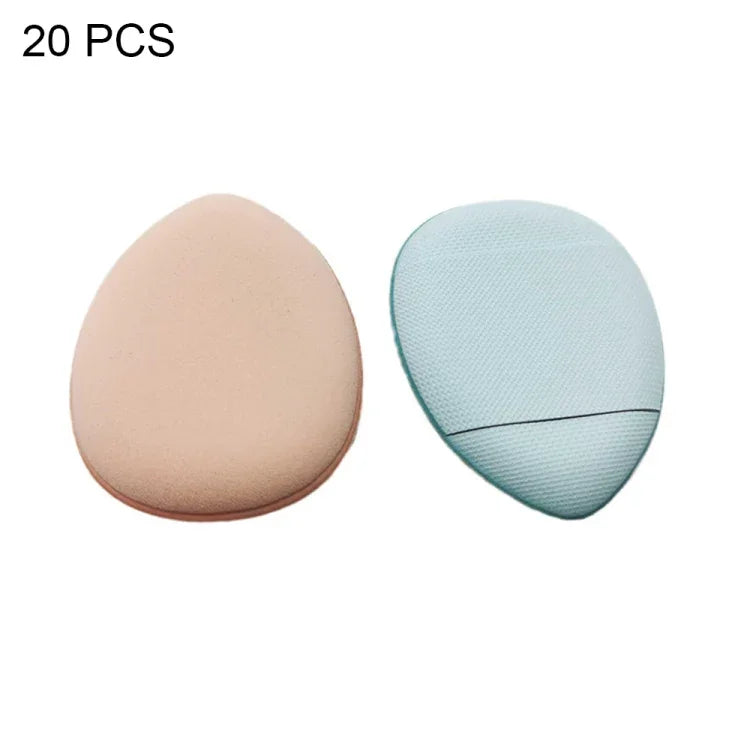 2 Conjuntos/20 Peças Embalagem de Cor Aleatória, Mini Esponja de Couro para Maquilhagem Molhada e Seca, 20 Peças Azul, 20 Peças Branco, 20 Peças Cor Pele Escura, 20 Peças Rosa Roxo, 20 Peças Preto, 2 Conjuntos/20 Peças Cores Misturadas