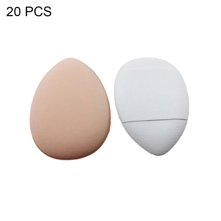 2 Conjuntos/20 Peças Embalagem de Cor Aleatória, Mini Esponja de Couro para Maquilhagem Molhada e Seca, 20 Peças Azul, 20 Peças Branco, 20 Peças Cor Pele Escura, 20 Peças Rosa Roxo, 20 Peças Preto, 2 Conjuntos/20 Peças Cores Misturadas