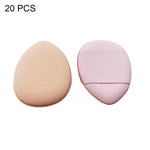 2 Conjuntos/20 Peças Embalagem de Cor Aleatória, Mini Esponja de Couro para Maquilhagem Molhada e Seca, 20 Peças Azul, 20 Peças Branco, 20 Peças Cor Pele Escura, 20 Peças Rosa Roxo, 20 Peças Preto, 2 Conjuntos/20 Peças Cores Misturadas